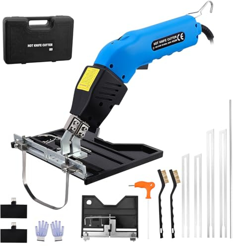 Yapasopu 200W 2 in1 outil de coupe et de rainurage de mousse largeur de rainurage réglable 16 cm 0-600℃ découpe polystyrène avec Système de refroidissement pour polystyrène Pour le bricolage