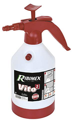 Ribimex Nebulizzatore a Pressione Vito 2 Serie Pro da 2 L per Prodotti Chimici Aggressivi, con Guarnizioni in Viton e Getto Regolabile, Ideale per Trattamenti Fitosanitari e Igienizzazione - PRP020PC