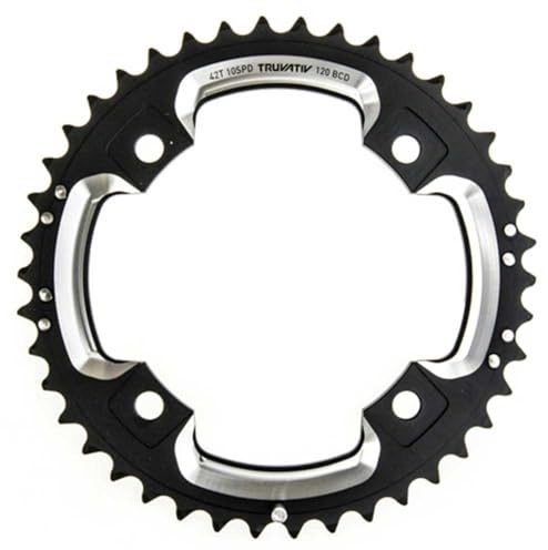 Truvativ Chainring MTB 42T 4 Bolt 120 mm BCD Aluminium L-Pin (GXP) Blast Black 2 x 10, 11.6215.188.240