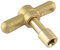 Lockshield Key only for 1/2 Hose Union Lockshield Bib Tap Outside Garden Tap, Gate Type Pump Valves, Lockshield stopcocks and bibcocks (approximately 6mm across flats)