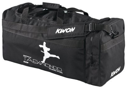Kwon Trainingstasche Taekwondo, schwarz, 65 x 32 x 32cm, 5017006