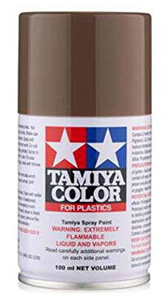 TAMIYA 85090 TS-90 JGSDF Braun 100ml Spray Sprühfarbe für Plastikmodellbau, Modellbau und Bastelzubehör, Sprühfarbe für den Modellbau 75 Milliliters