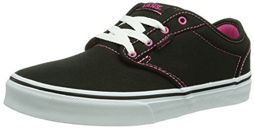 Vans Z Atwood, Girls' Low-Top Trainers, Black ((Canvas), 10 UK Child