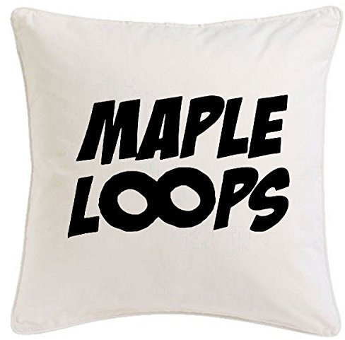 Reifen-Markt Kissenbezug 40x40cm Maple Loops Two and A Half Men Charlie Harper Fun aus Mikrofaser geschmackvolle Dekoration für jedes Wohnzimmer oder Schlafzimmer