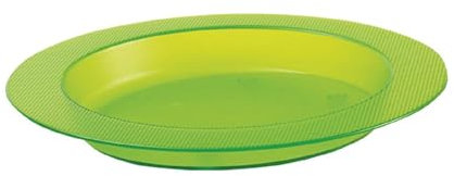 Identités - Assiette à rebord ergonomique blanche
