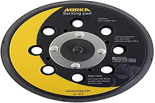 Mirka 8292502511 Plato lijador Abranet 5/16 Pulgadas Grip 28L 130 g m, 125 mm