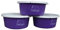 Amesbichler Amka Bol Gamelle 5 l avec Couvercle Lot de 3 pour Animaux, Chevaux, Chiens, Couleur : Violet