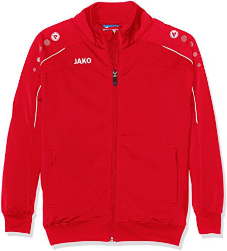 JAKO Classico Polyesterjacke rotweiss, L Herren