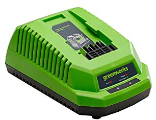 Greenworks Battery Quick Charger G40UC (Li-Ion 40 V 2,2 A 60 min Charging Time with 2Ah Battery Suitable for All Devices and Batteries of the 40 V Greenworks Tools Series)