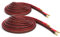 Micca Cable de altavoz de cobre puro con conectores banana chapados en oro, 14 AWG, 12 pies (4 metros), par