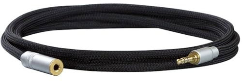 Dynavox 207378 Audio Verlängerungskabel [1x Klinkenbuchse 3.5 mm - 1x Klinkenstecker 3.5 mm] 1.50 m Schwarz