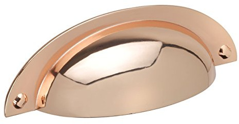 Copper Cup Handles for Kitchen Cupboards and Drawers