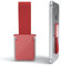 EAZY CASE Smartphone Fingerhalterung/Fingerhalter mit Standfunktion und Schlaufe I Handy Haltegriff, Fingerschlaufe, Finger-Halterung, Smartphonehalter, Selfie Handyhalter, 1 Metallclip Rot