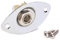 SUPVOX Indented 1/4 Inch Oval Guitar Pickup Output Input Jack Plug Socket 6.35mm with 2 Mounting Screws for Electric Guitar Bass