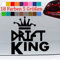 Drift King Car Aufkleber Auto FAF Tuning Slide JDM OEM Sticker 18 Farben 5 Größe