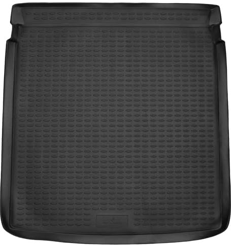 WALSER XTR Kofferraumwanne für VW Passat (B6) Limousine 2005-2010, 100% passgenaue Antirutschmatte Auto, Gummimatte Auto, Kofferraum Schutzmatte, Anti Rutsch Matte Gummi, Auto Gummimatten