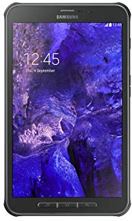 Samsung Galaxy Tab Active Ruggedized 8-Inch Tablet - (Black) (ARM Quad Core 1.2 GHz, 1.5 GB RAM, 16 GB Memory, WLAN, Camera, Android 4.4) (Renewed)