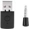Diyeeni USB-Adapter, Mini-USB-4.0-Bluetooth-Adapter/Dongle-Empfänger und Transmitter für PS4 Playstation mit Bluetooth-Headset, kabelloses Mikrofon