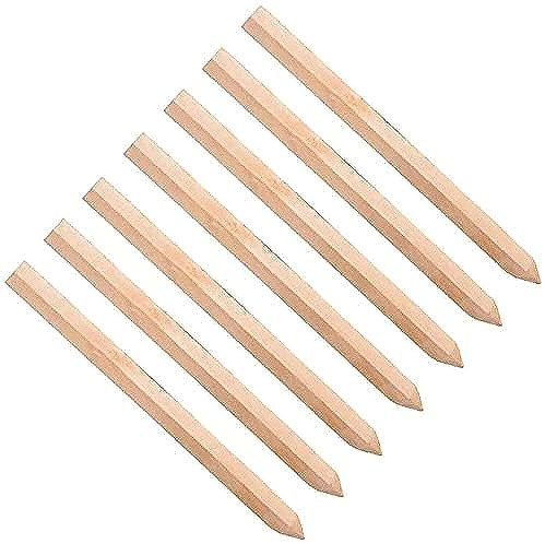 8 Pack 12 (300mm) Treated SITE PEGS Wooden Stakes Posts PEGS Garden Fence
