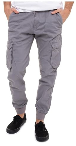 Reell Reflex Rib Cargo – Jogger Cargohose für Herren mit elastischem Bund – Regular Tapered Fit