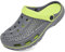 Unisex Mujer Hombre Zuecos de Verano Sandalias de Playa Respirable Zapatos de Jardín Zapatillas de Piscina con Plantilla Ergonómica, Suave para los pies, Gris, 40/41 EU (270)