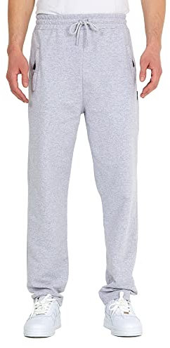 COMEOR Jogginghose Herren mit Reißverschlusstaschen Baumwolle Trainingshose - Sporthose Jogginghosen Männer Jogger | Jungen Freizeithose