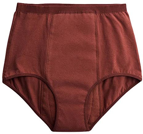 IMSEVIMSE Periodenslip High Waist, Brown, Größe M, heavy flow (3er Pack)