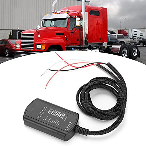 Akozon 9-in-1-LKW-Diagnose-, Diagnosewerkzeug-Emulator-Box-Zubehörersatz für Schwere -Fahrzeuge