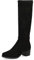 CAPRICE Damen Hohe Stiefel mit Absatz Kniehoch Vegan, Schwarz (Black Stretch), 38 EU