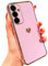 Vepbk Coque pour Samsung Galaxy A14 5G/4G Etui Coque Silicone Souple TPU Case Housse Étui Motif Coeur Cover Mince Fine Etui Caoutchouc Dessin Slim Antichoc Coque pour Samsung Galaxy A14 5G/4G,Violet