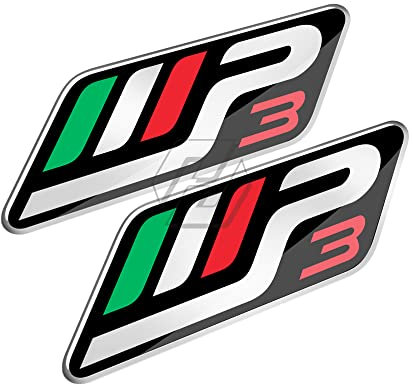 HOTIPS 3D Motorrad Aufkleber Hülle for Piaggio Vespa MP3 250 300 400 500 Ie Decals