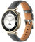 RuenTech Correa de piel auténtica suave compatible con Huawei Watch GT4 41mm/GT5 41mm, 18 mm, correa de repuesto para Huawei GT5 Pro 42mm accesorio (gris)
