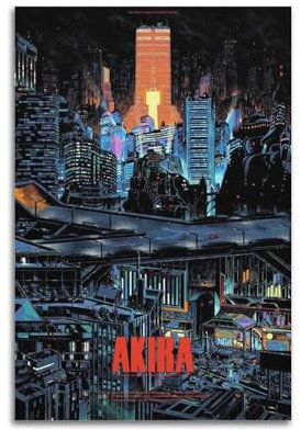 Azizat Akira Moive Poster, Wandkunst, Dekordruck, Bild Gemälde für Wohnzimmer, Schlafzimmer, Dekoration, 30 x 45 cm, ungerahmter Stil