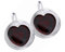 GLASKEY Double Wall Heart Shaped Glass Coffee Mugs Set of 2,Unique and Insulated Glass Espresso Cups with Handle,190ML Espresso Glasses for Coffee,Latte,Cappuccino and Tea