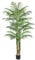 Keeplush Künstliche Goldene Palme 210cm kunstpflanzen groß wie echt, UV-beständig kunstbaum groß, Kunstpalme für Haus Wohnzimmer Schlafzimmer Büro Balkon Garten Decor Künstliche Pflanzen (1 Stück)