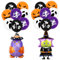 KOBOKO Halloween Deko Luftballons, 18 Stück Halloween Balloons Halloween Deko Gruselig, Hexen Deko Halloween Folienballon, Geister Deko Halloween Party Ballon, Helium Ballon Halloween Deko Kinder