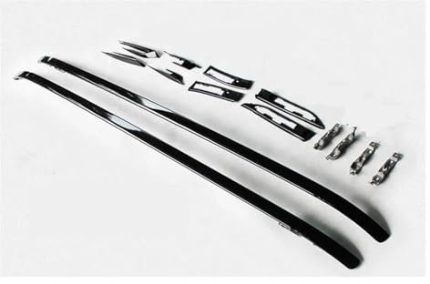JTYQWD Dachträger Gepackträger Dachgepäckträger Gepäckträger Bar Autozubehör Für Land Für Rover Für Range Für Rover Für Evoque 2012-2019 Dachboxen(Schwarz)