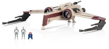 Star Wars™ Micro Galaxy Squadron ARC-170 Starfighter - 8-Inch Vehicle with Three 1-Inch Micro Figure Accessories