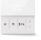 Yuanpgky Termostato mini para calefacción y agua caliente, compatible con calderas de gas y calefacción eléctrica, con pantalla táctil, para calefacción de calderas de gas (blanco 16A)