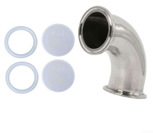 Edelstahl Sanitärbogen 2 Zoll Tri Clamp kompatible Rohrverbindung