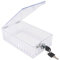 Universal Thermostat Lock Box with Key - Large Clear Thermostat Guard Cover, Compatible with Thermostats and More