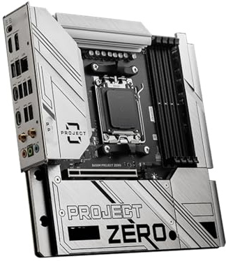 Gaming Motherboard Fit For MSI B650M PROJECT ZERO Motherboard AM5 B650 Supports 7800x3D CPU Ryzen 8000/7000 Series 4xDDR5 256GB HDMI NVME M.2 PCle 4.0