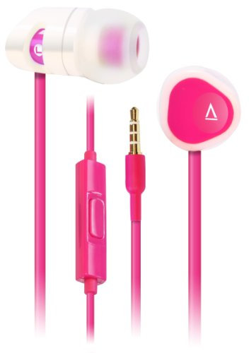 Creative MA200 Noise-isolating in-ear Headset with in-line Mic for Apple, Android and other Devices - Pink