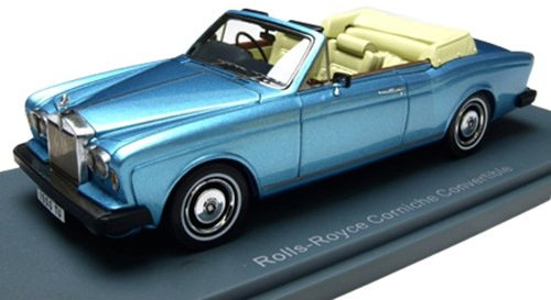 NEO 1/43 Rolls-royce Corniche Convertible Blue M (77-82) (japan import)