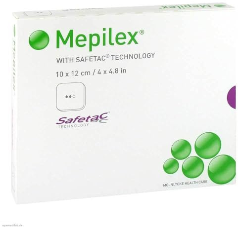 Mepilex Sterile 10 x 12 cm Packung mit 5 Pflastern