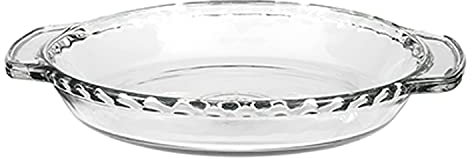 Anchor Hocking Oven Basics 9.5-Inch Deep Pie Plate, Clear, 1 Piece