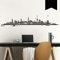 WANDKINGS Wandtattoo Skyline Kiel 200 x 40 cm - Schwarz - 35 Farben zur Wahl