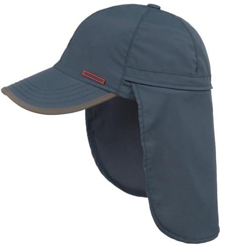 Stetson Sanibel Outdoor Baseballcap 6 Panel UV Schutz Nackenschutz Damen und Herren Frühling Sommer dunkelblau L (58-59 cm)