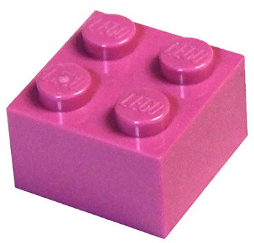 LEGO Parts and Pieces: 2x2 Dark Blue (Earth Blue) Brick x100