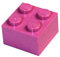 LEGO Parts and Pieces: 2x2 Dark Blue (Earth Blue) Brick x100